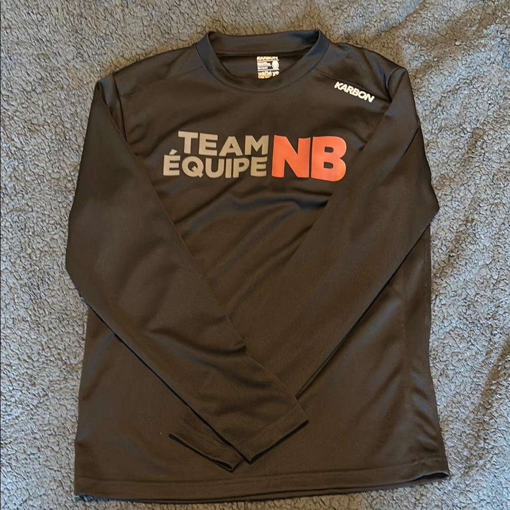 Black Long Sleeve Rash Guard Swim Top